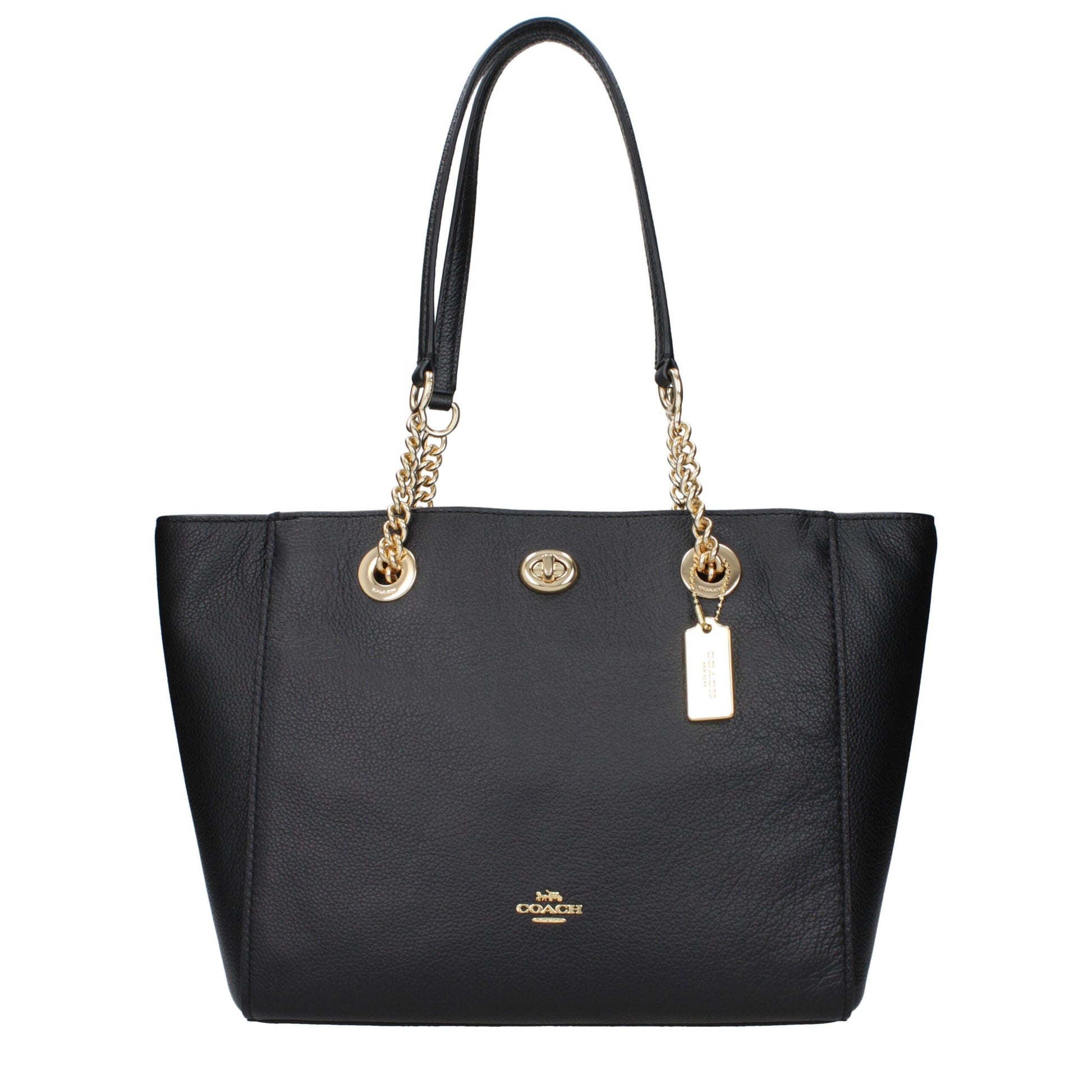 Black Leather Shoulder Bag