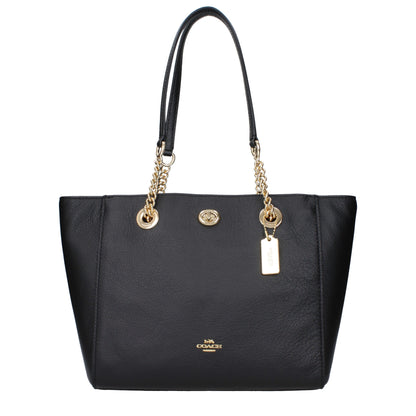 Black Leather Shoulder Bag