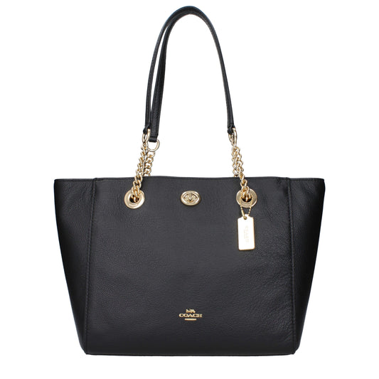 Black Leather Shoulder Bag