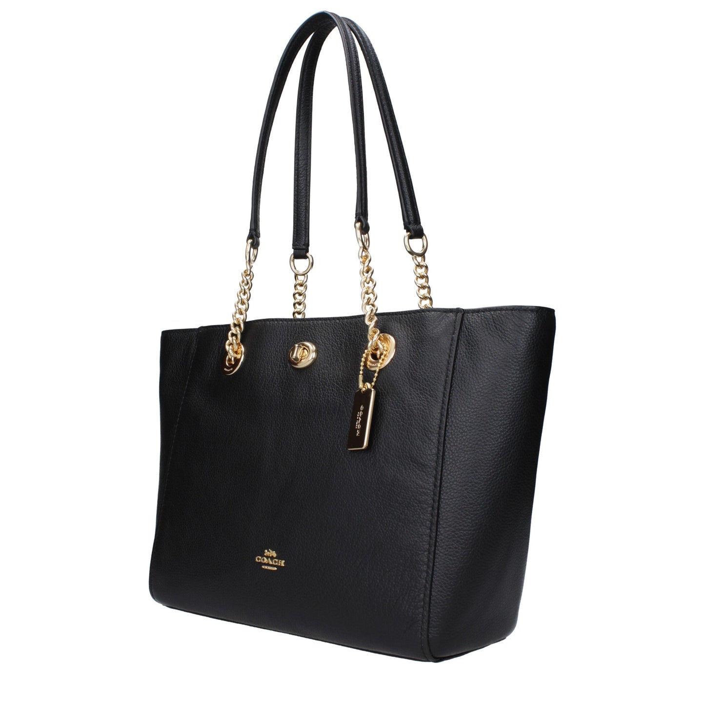 Black Leather Shoulder Bag