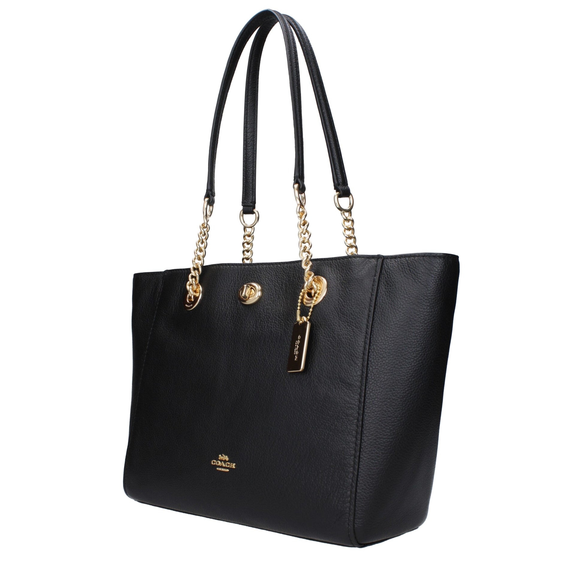 Black Leather Shoulder Bag