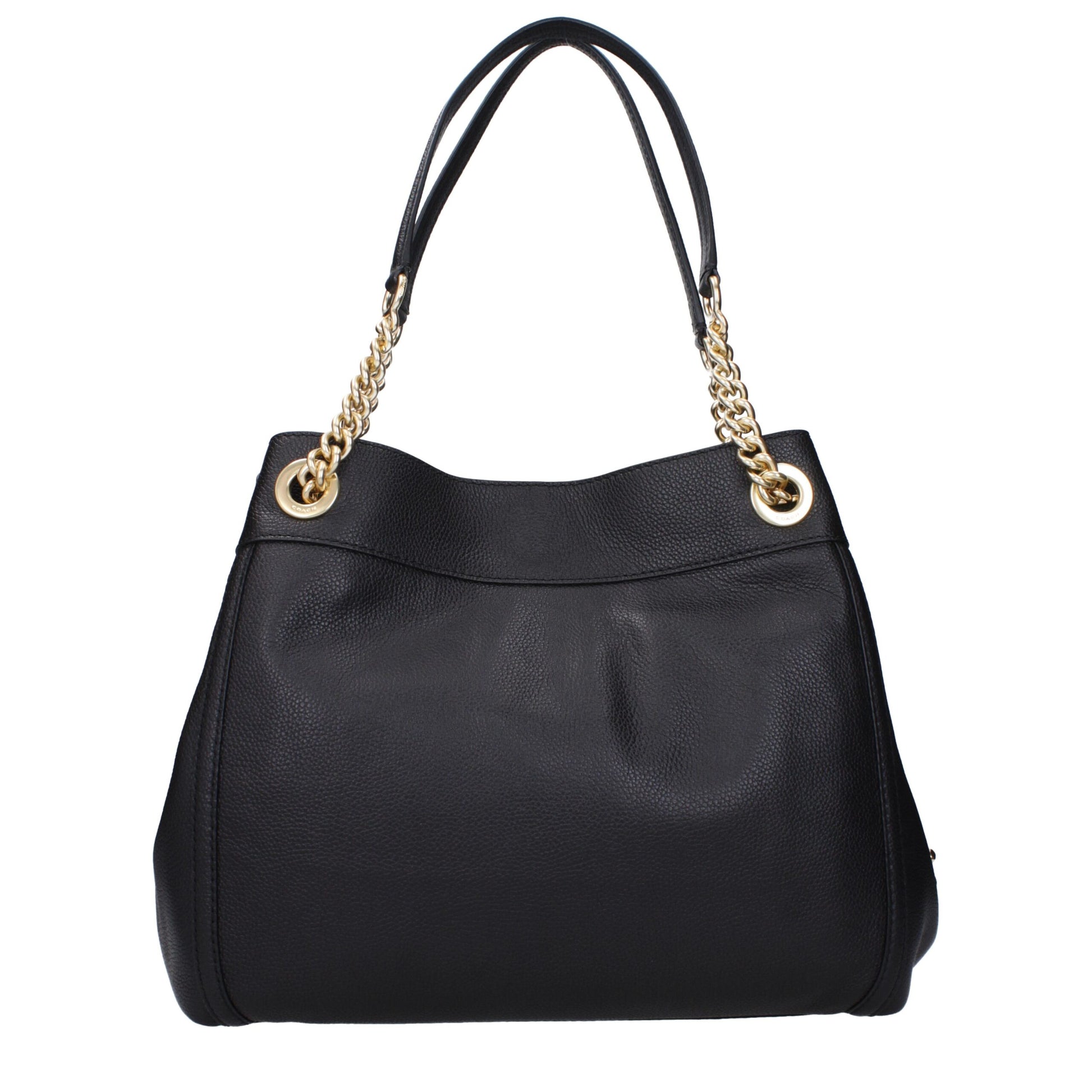 Black Leather Shoulder Bag