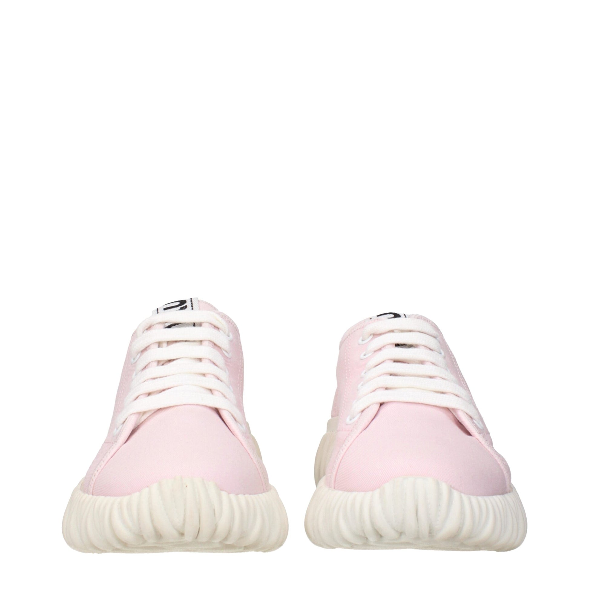 Pink Fabric Low Tops