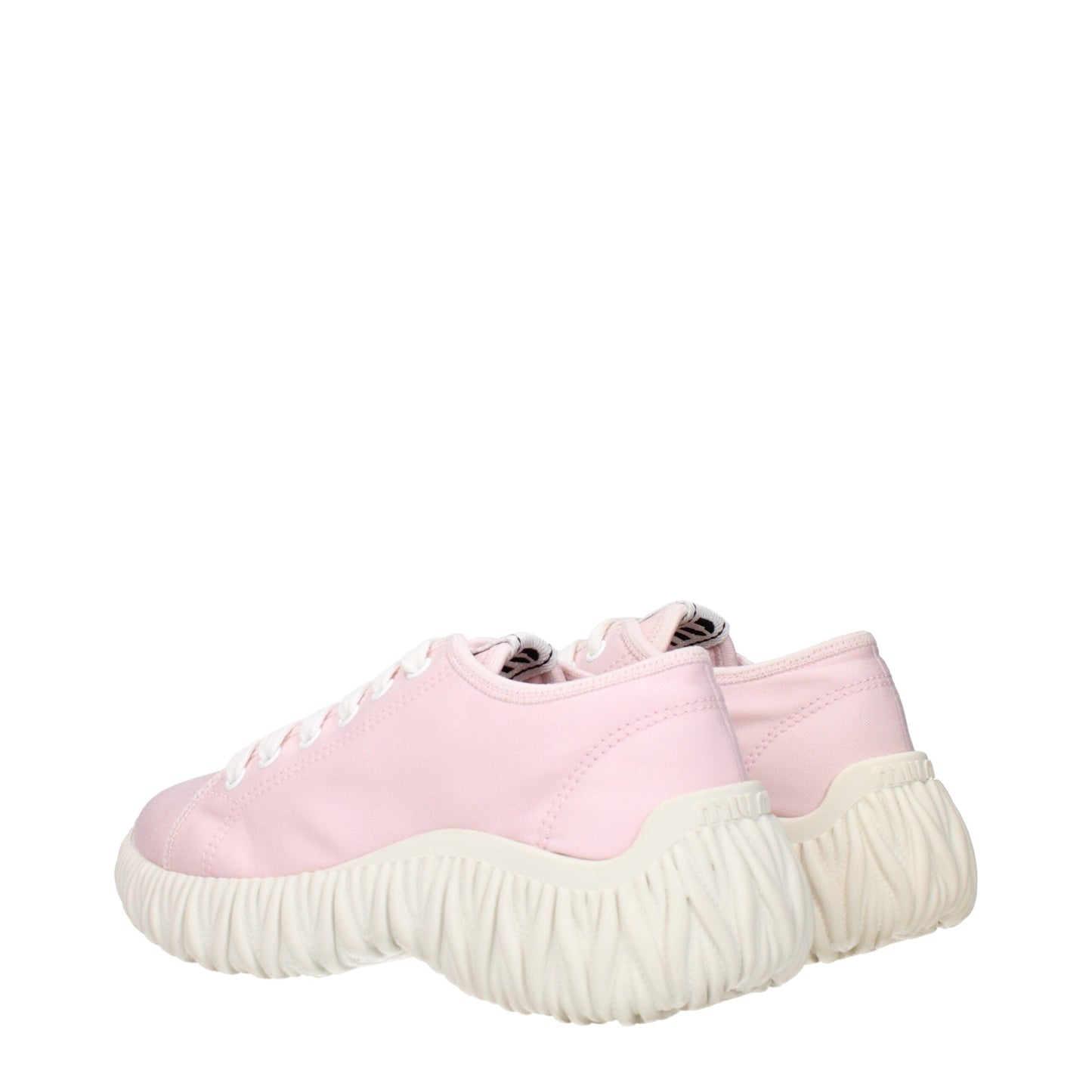 Pink Fabric Low Tops