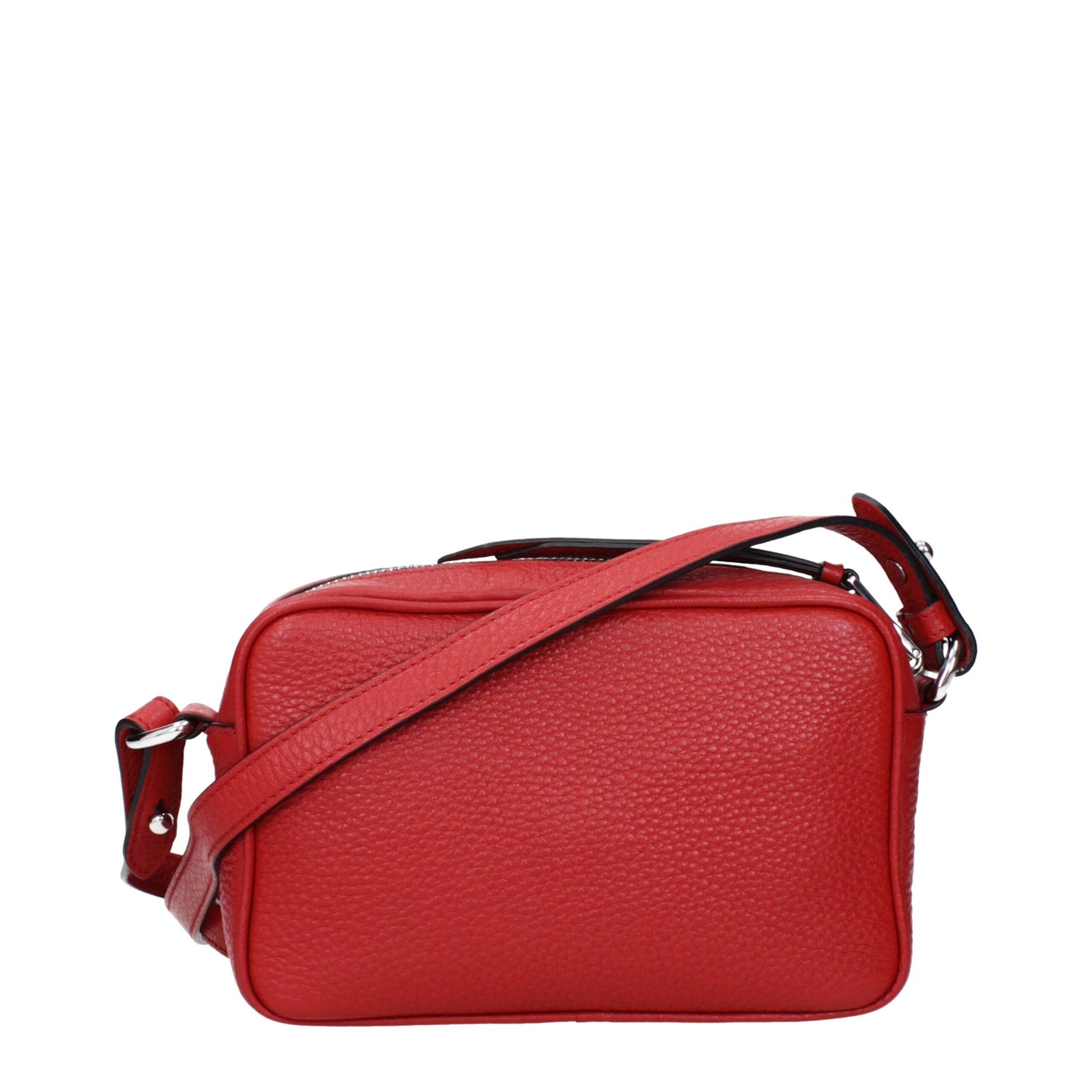Red Leather Crossbody Bag