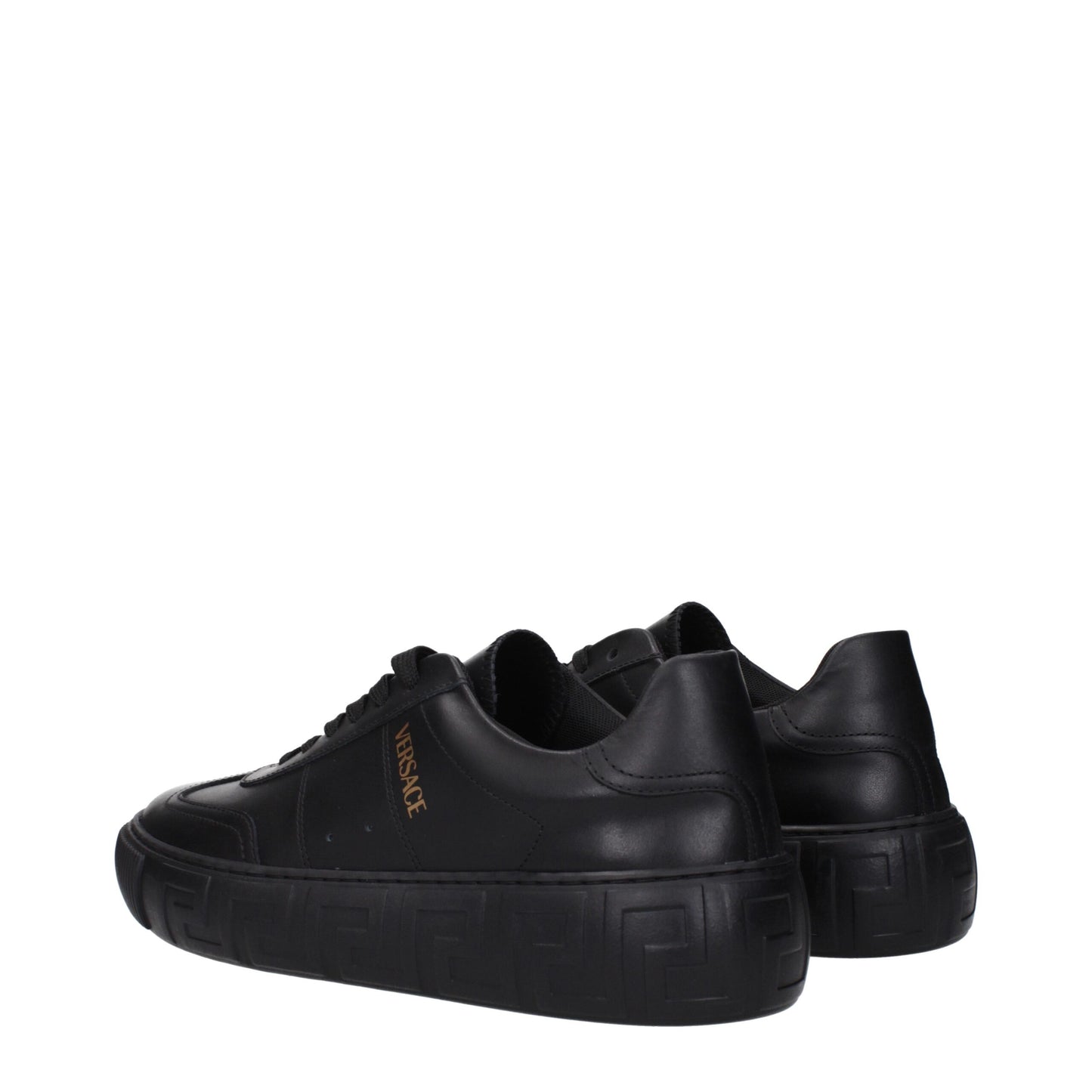 Black Leather Sneakers