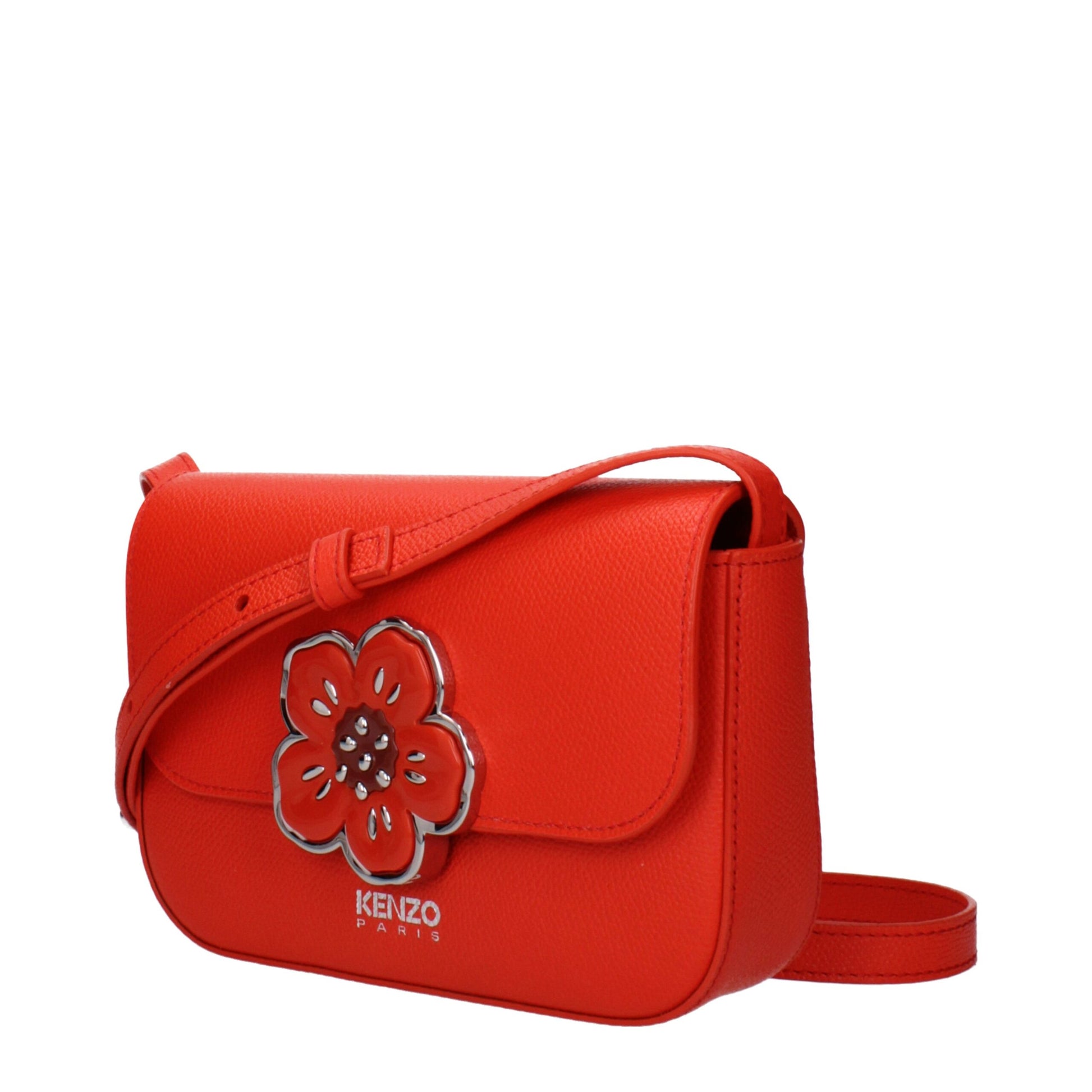 Red Leather Crossbody Bag