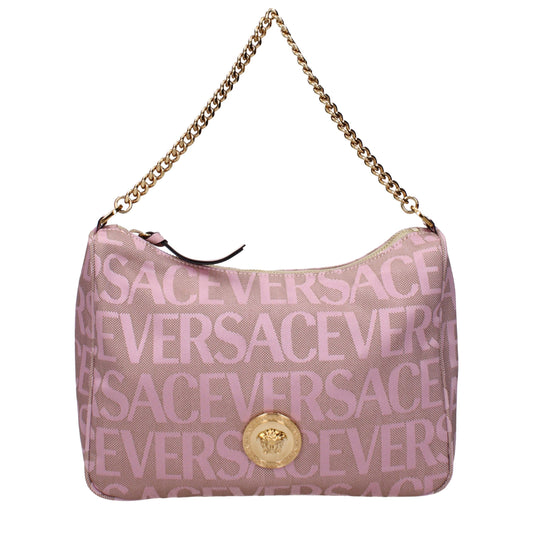 Beige Fabric Handbags