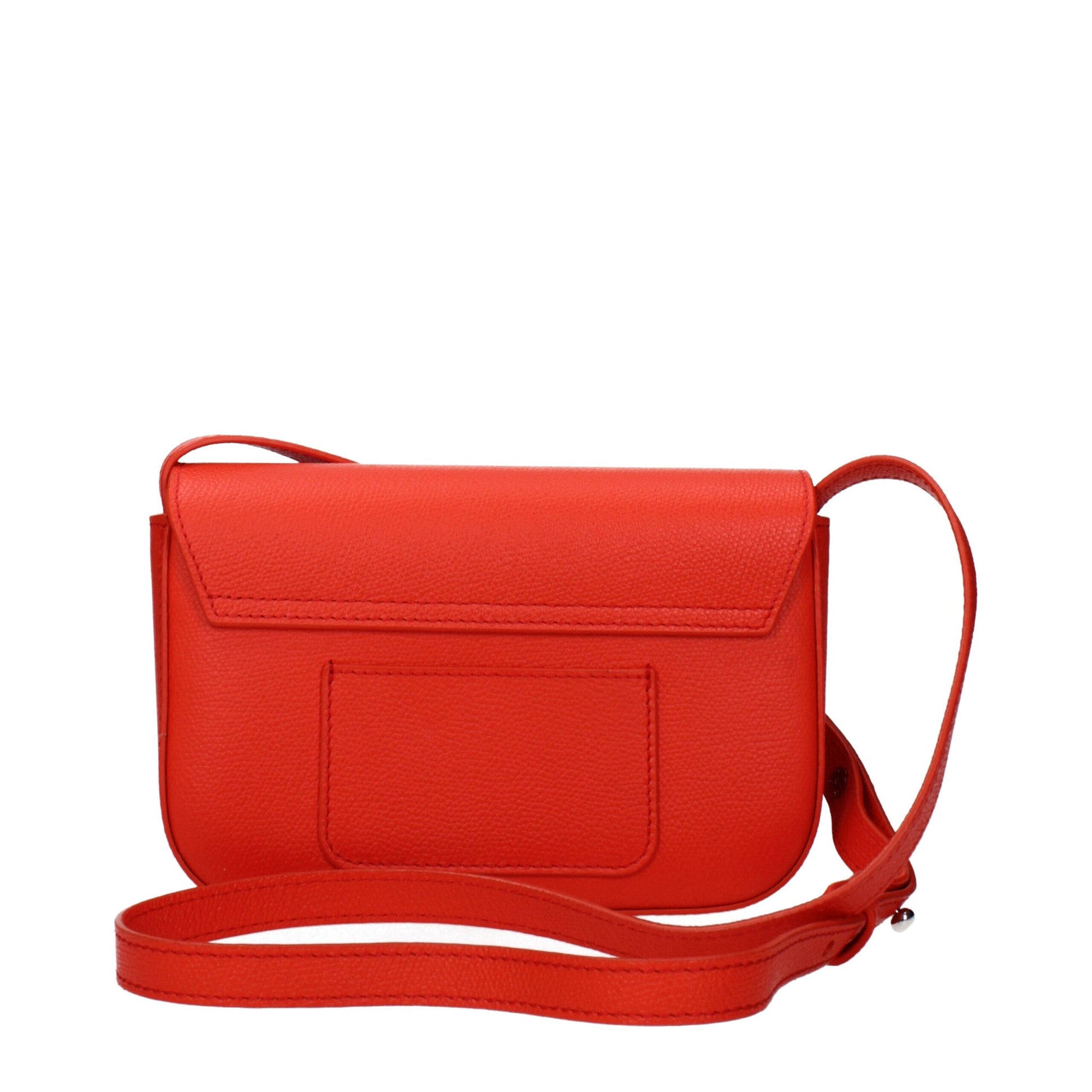 Red Leather Crossbody Bag