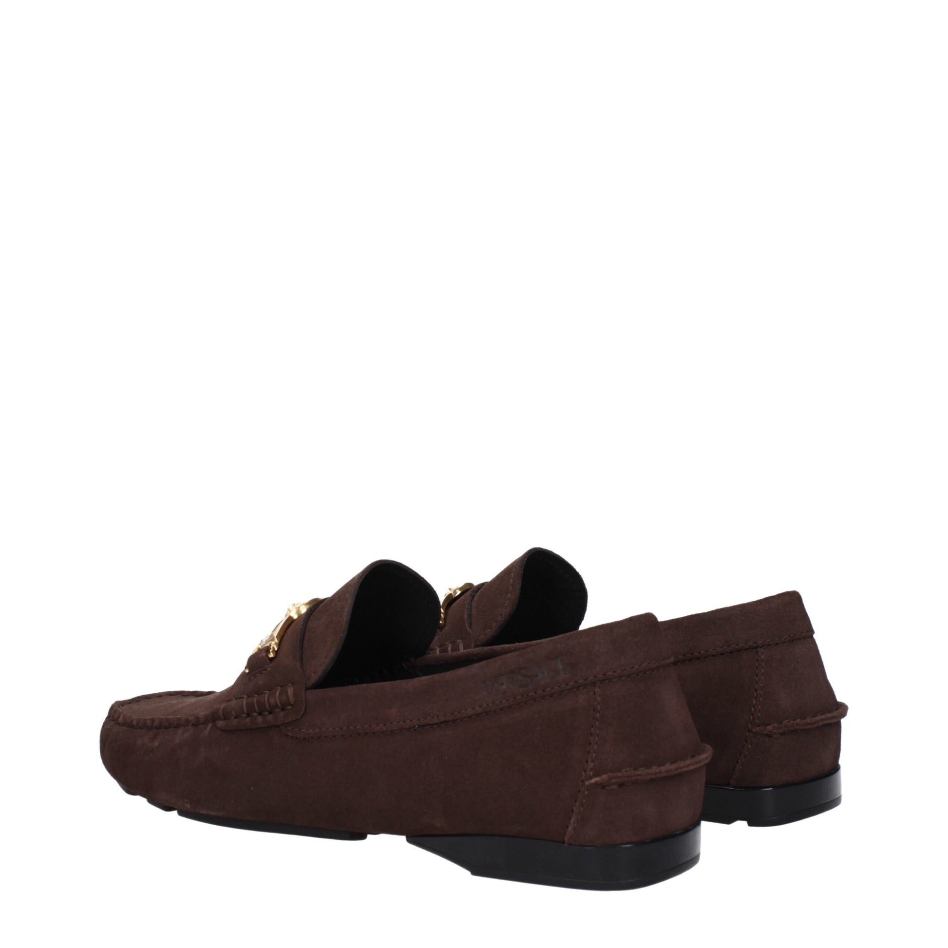 Brown Leather Slip-On Loafers
