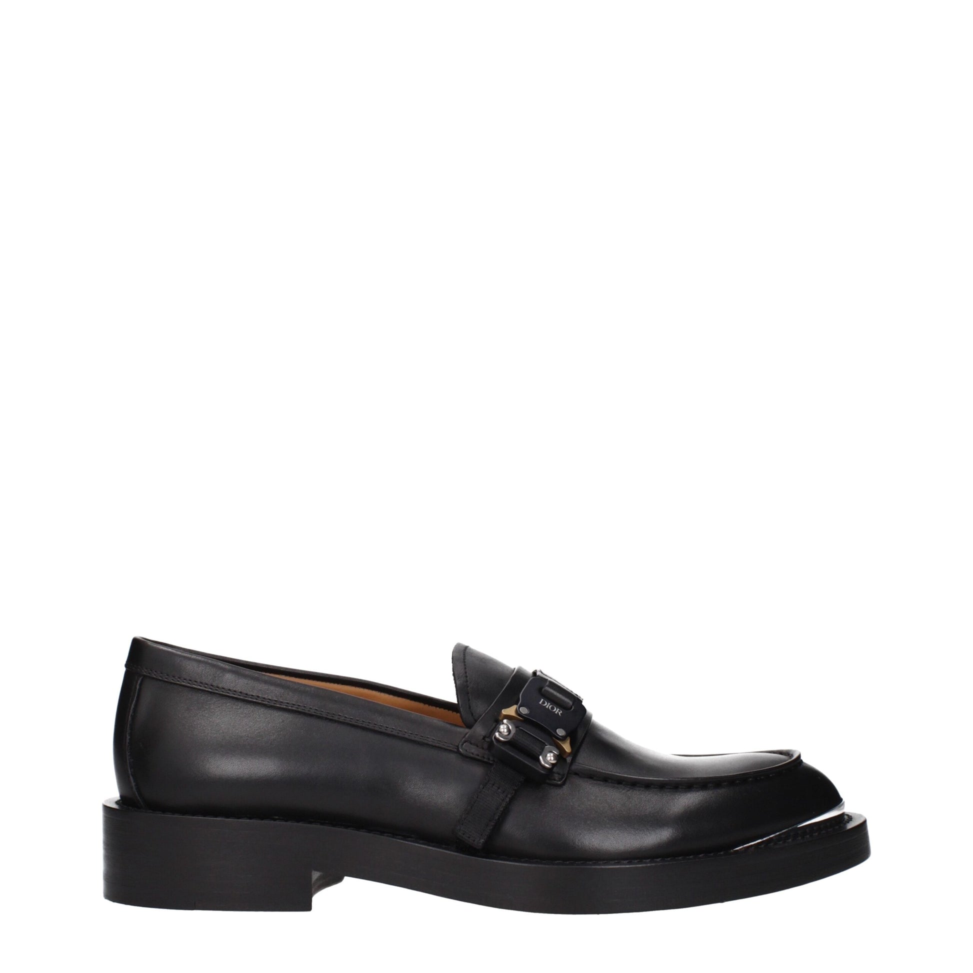 Black Leather Loafer