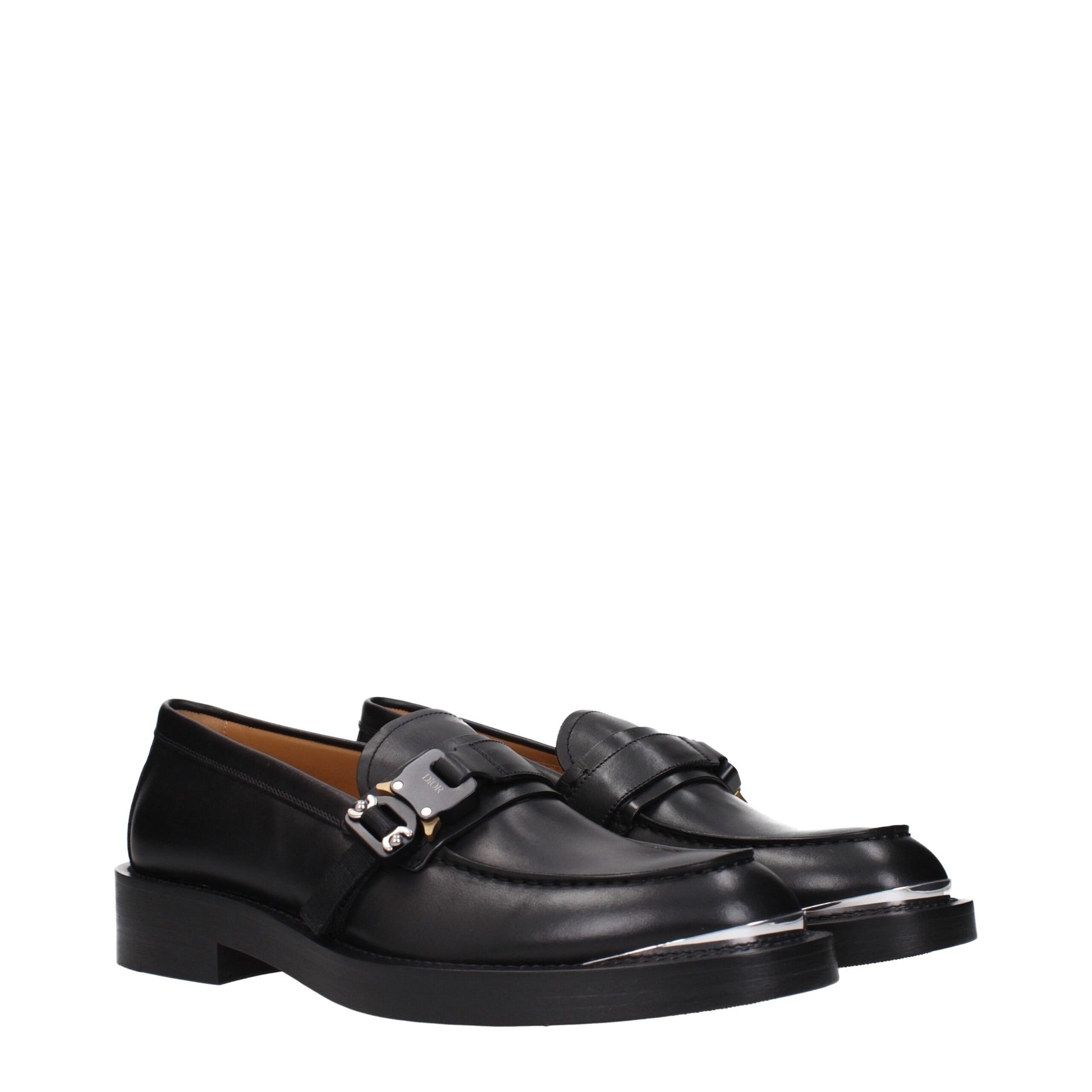 Black Leather Loafer