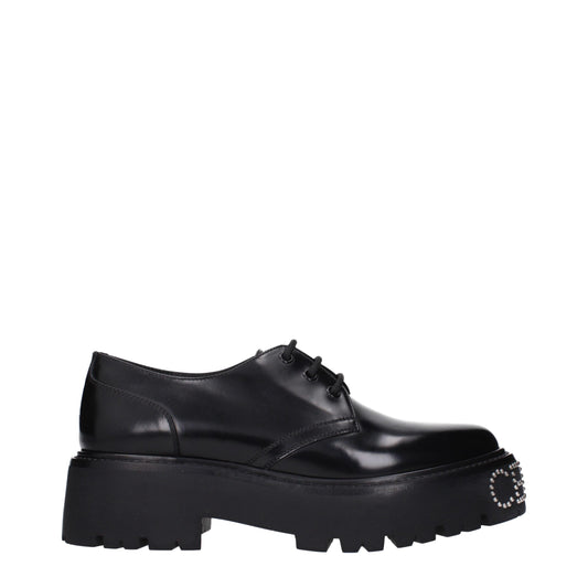 Black Leather Oxfords And Derby
