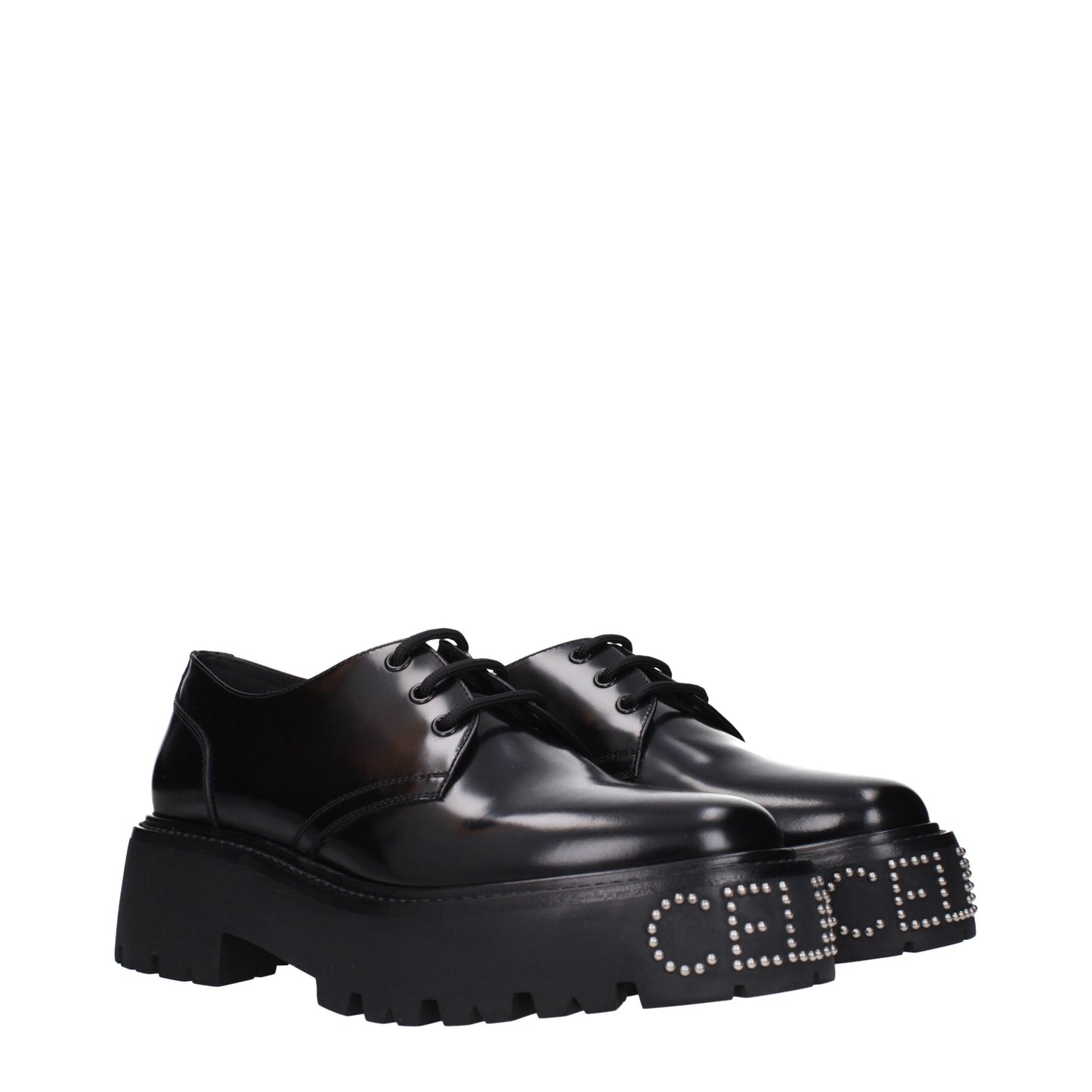 Black Leather Oxfords And Derby
