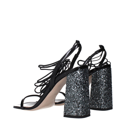 Black Leather Sandal