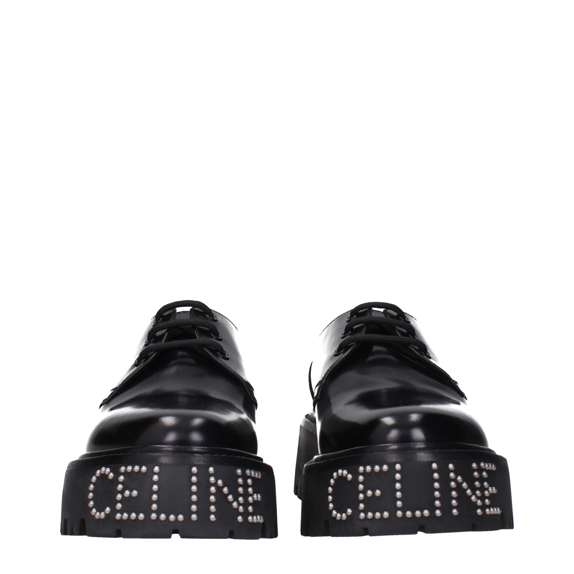 Black Leather Oxfords And Derby