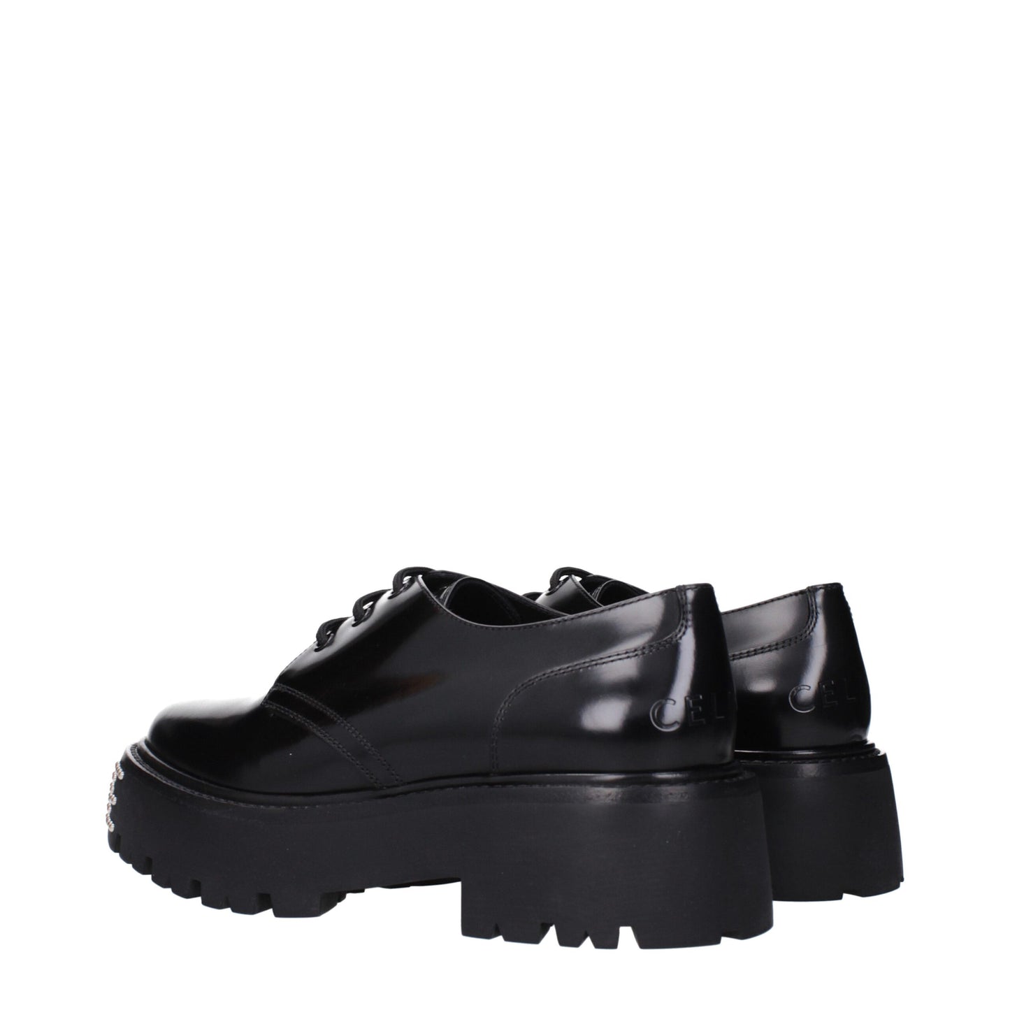 Black Leather Oxfords And Derby