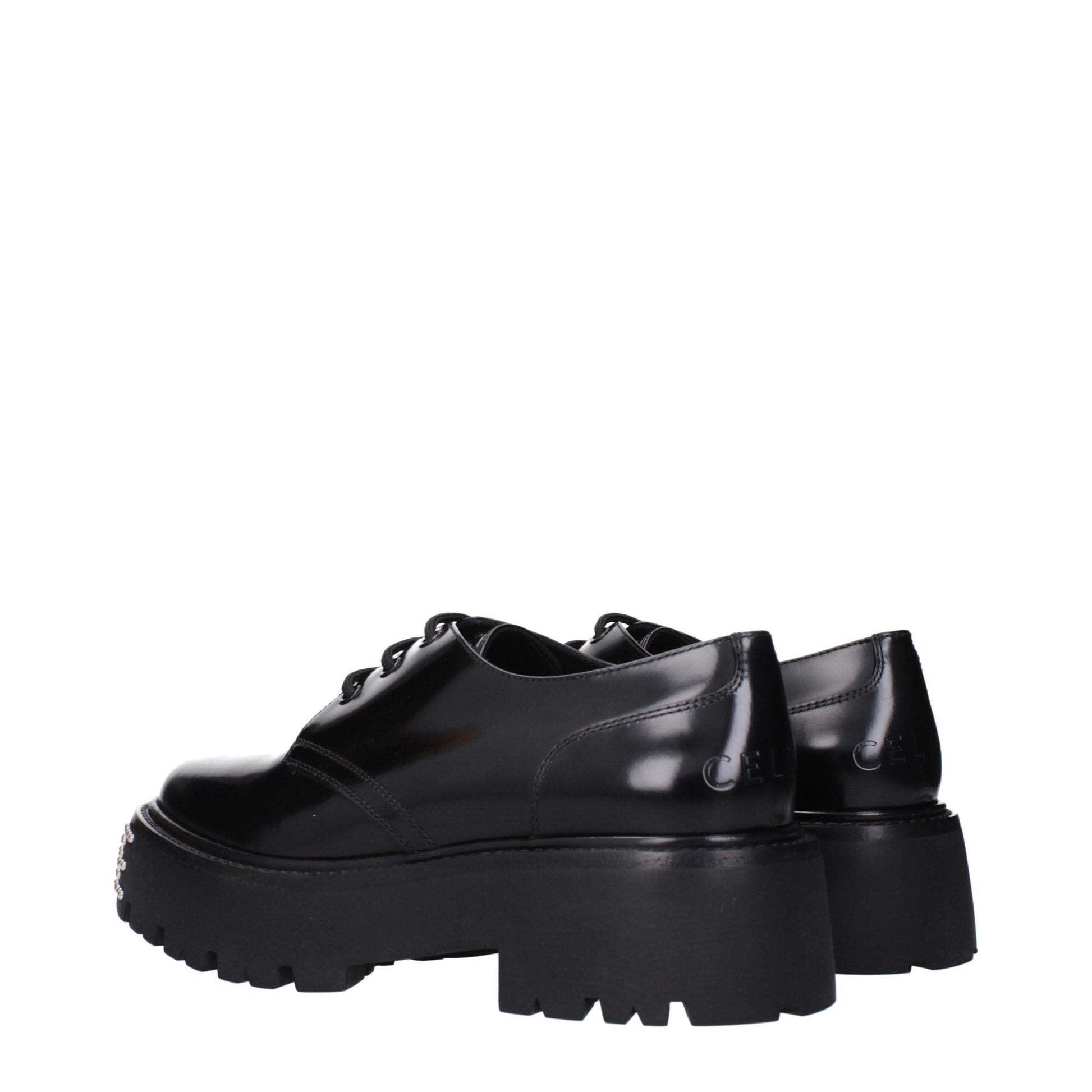 Black Leather Oxfords And Derby
