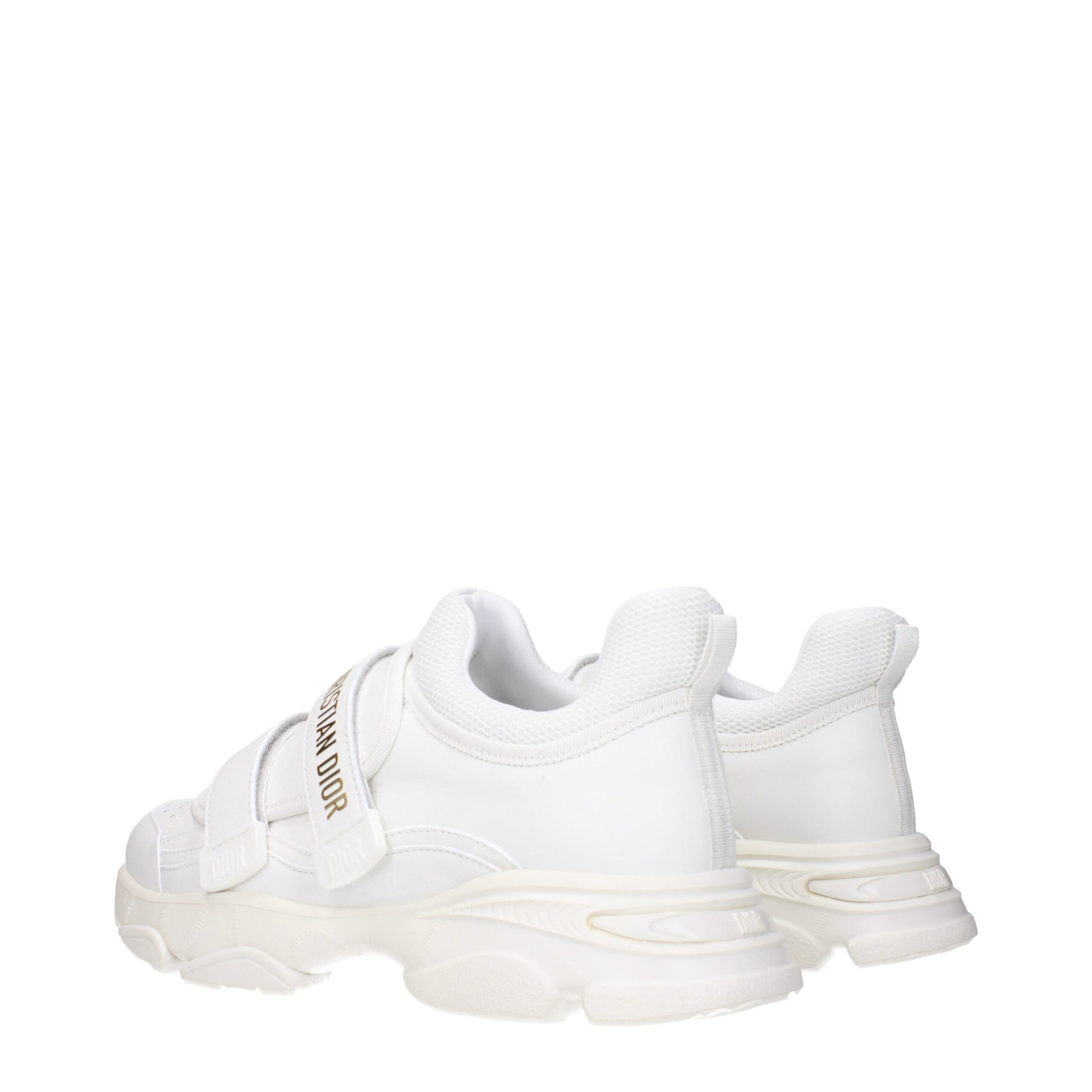 White Leather Athletic Sneakers