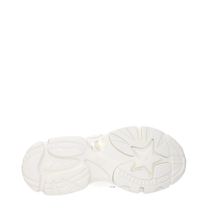 White Leather Athletic Sneakers