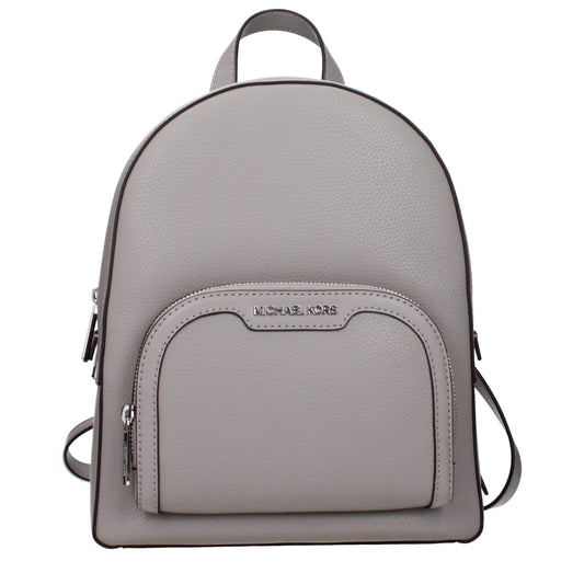 Gray Leather Backpacks