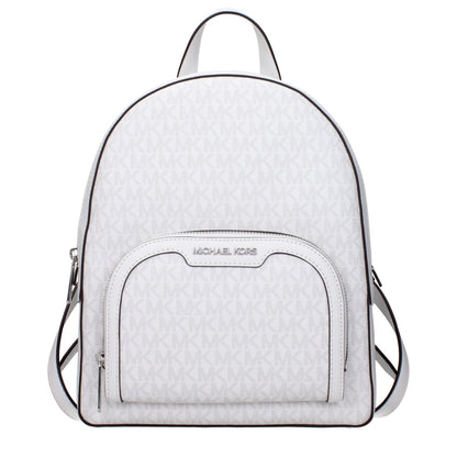 White Fabric Backpack