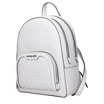 White Fabric Backpack
