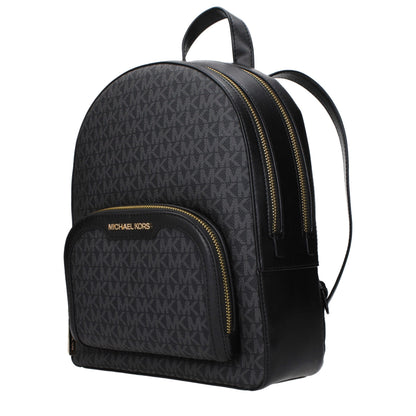 Black Fabric Backpacks