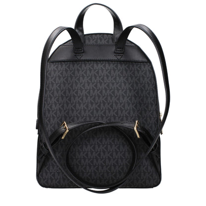 Black Fabric Backpacks