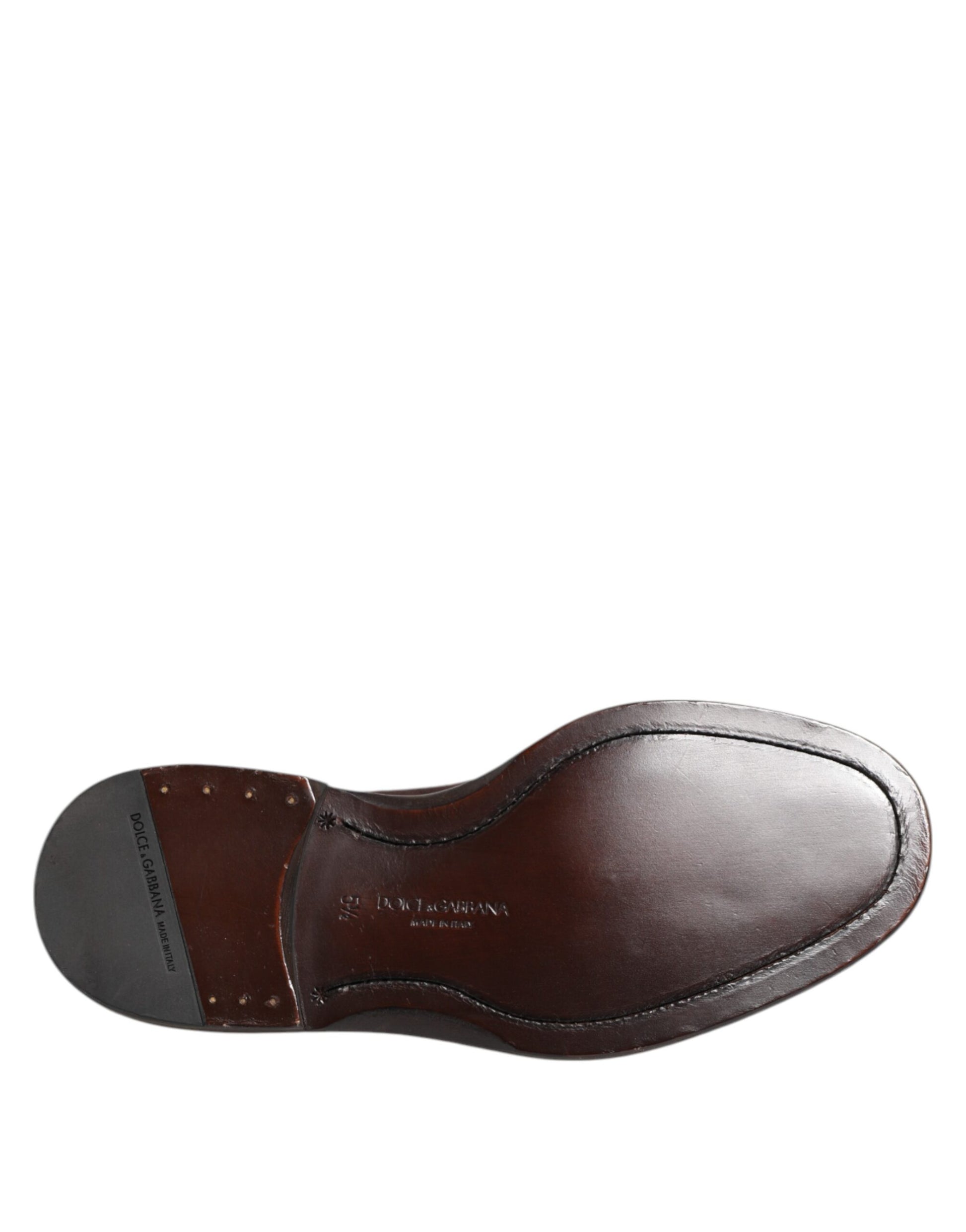 Elegant Brown Velvet Oxford Lace-up Shoes
