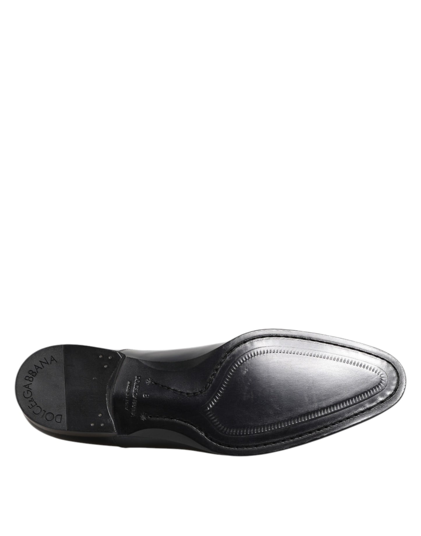 Navy Blue Leather Lace Up Derby Formal Shoes