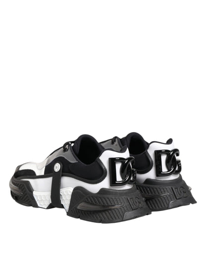 White Black Logo Airmaster Sneakers Shoes