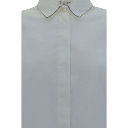 Shirt with iconic jewelry details