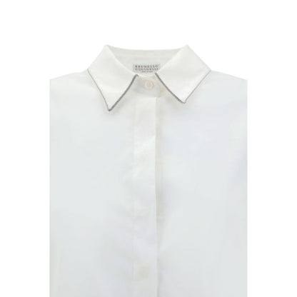 Shirt with iconic jewelry details