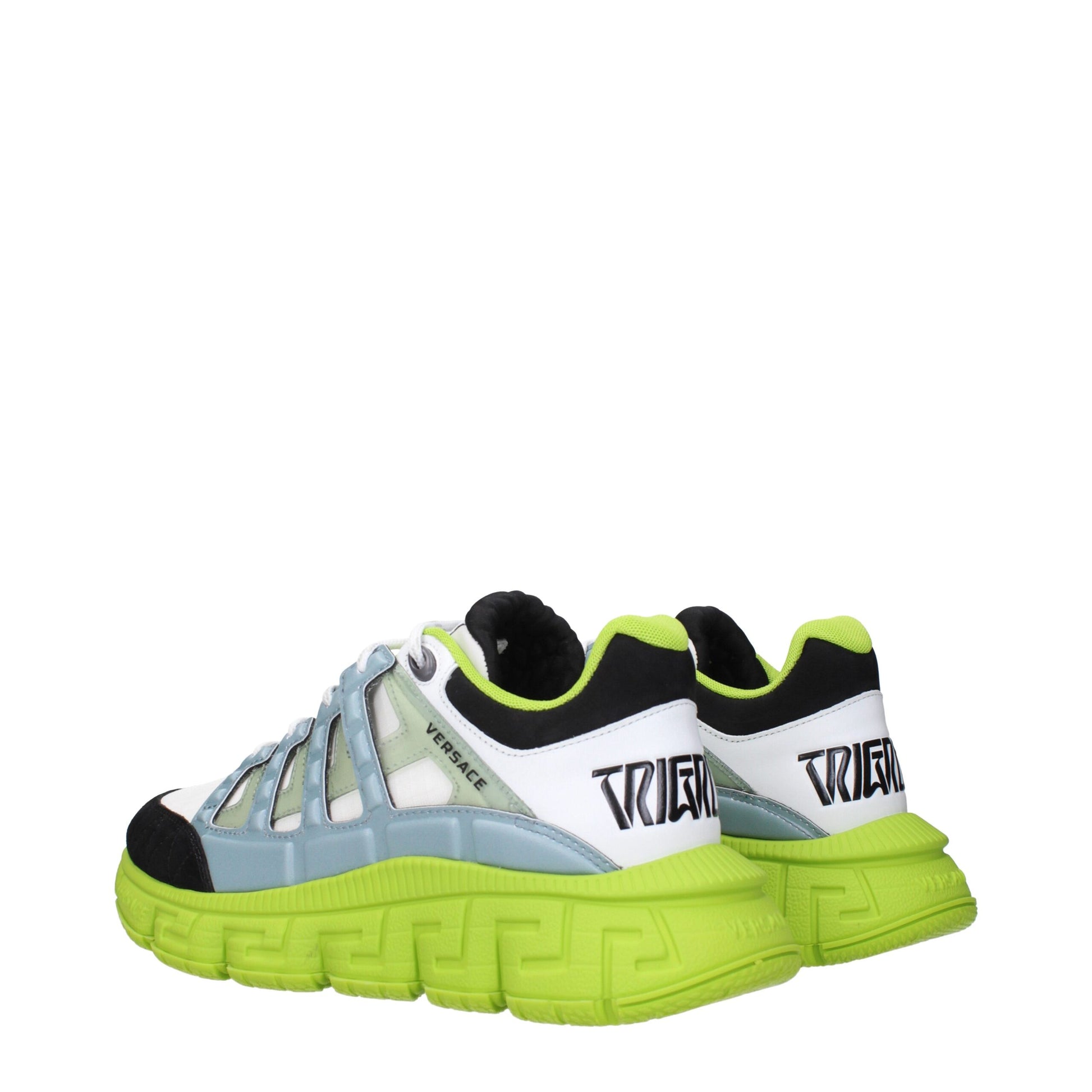 White Fabric Sneakers