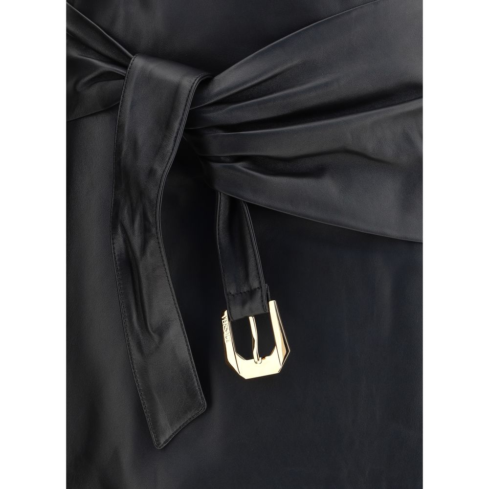 Lambskin Miniskirt