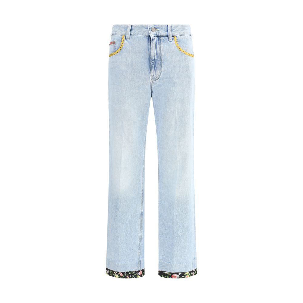 Floral edge Jeans