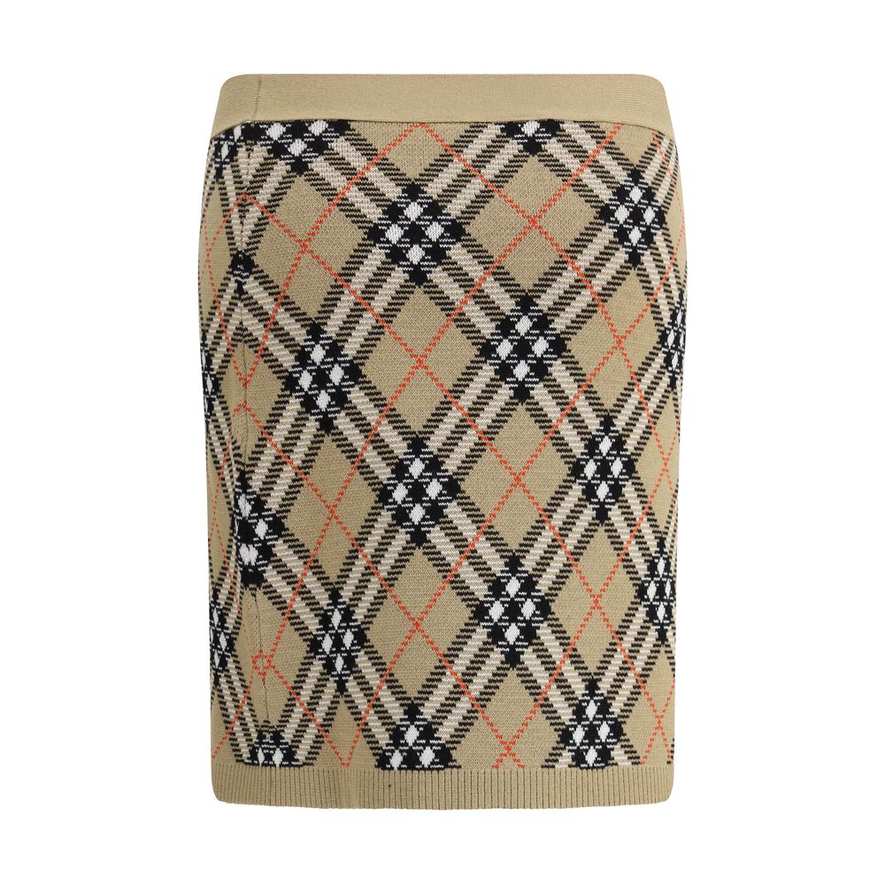 Archivio Check Miniskirt