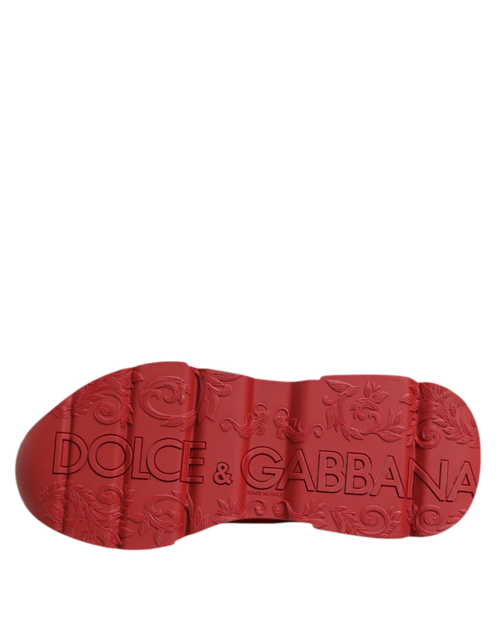 Red Leather Daymaster Low Top Sneakers Shoes