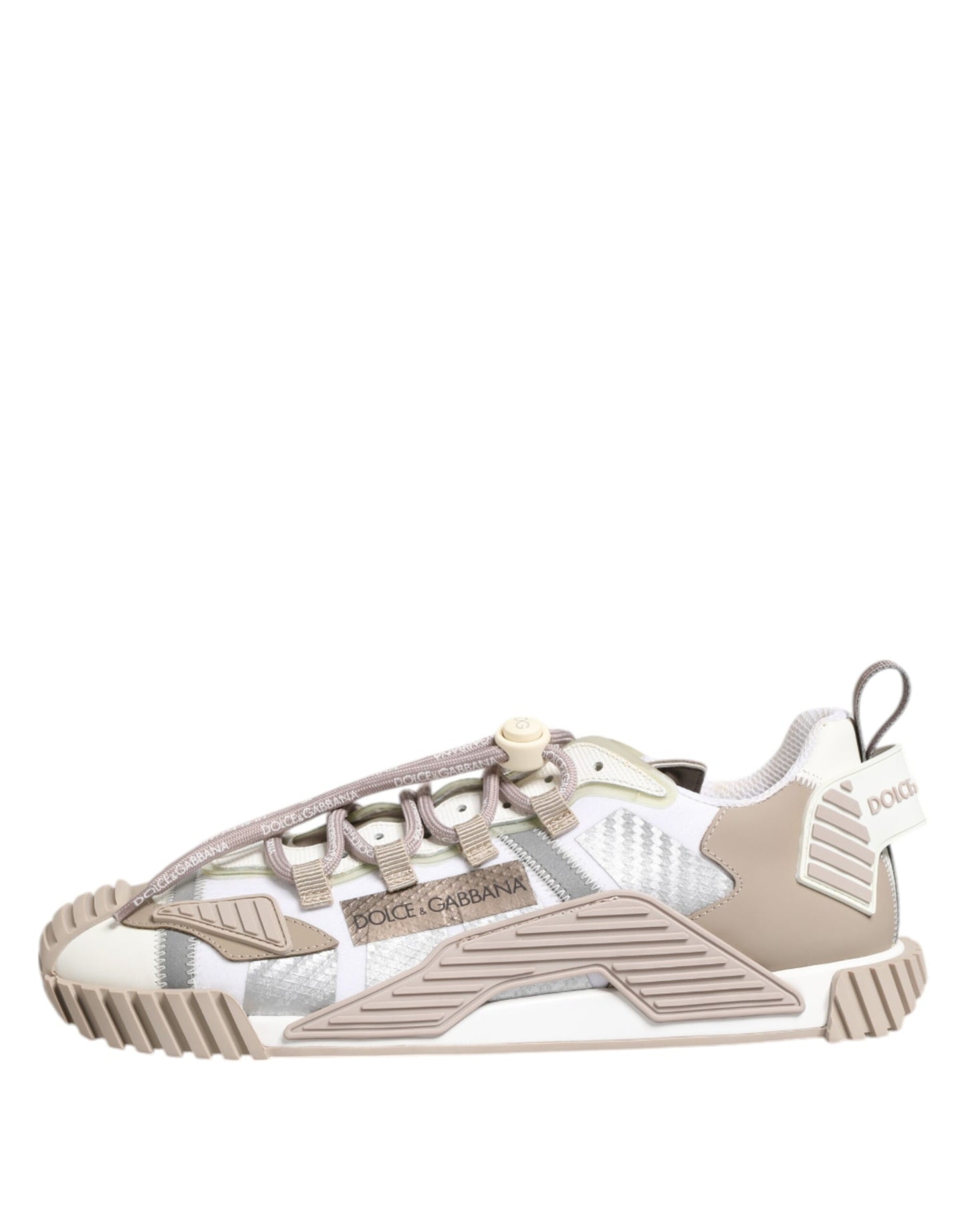White Beige Leather Low Top NS1 Sneakers Shoes