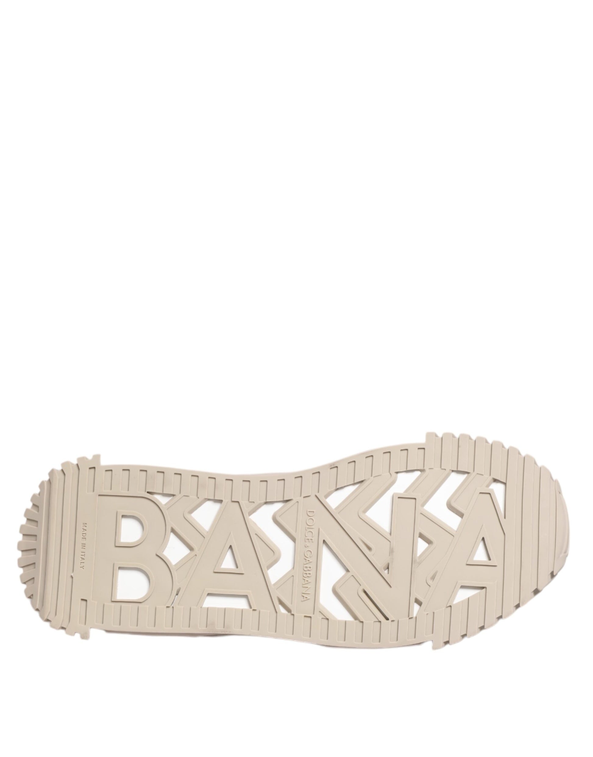 White Beige Leather Low Top NS1 Sneakers Shoes