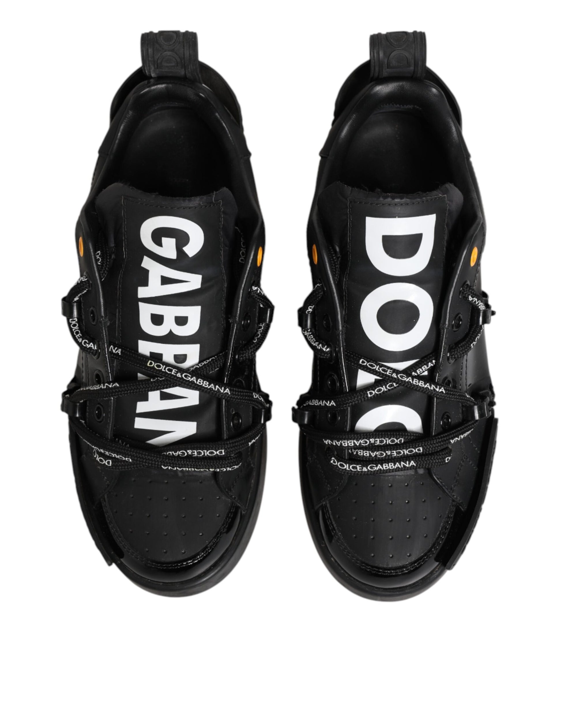 Black Portofino Low Top Men Sneakers Shoes