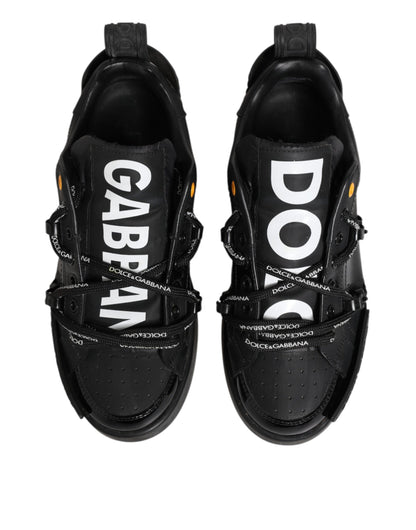 Black Portofino Low Top Men Sneakers Shoes