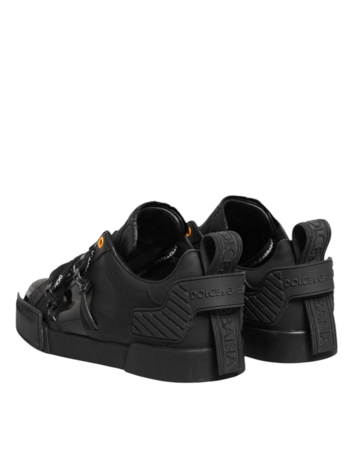Black Portofino Low Top Men Sneakers Shoes