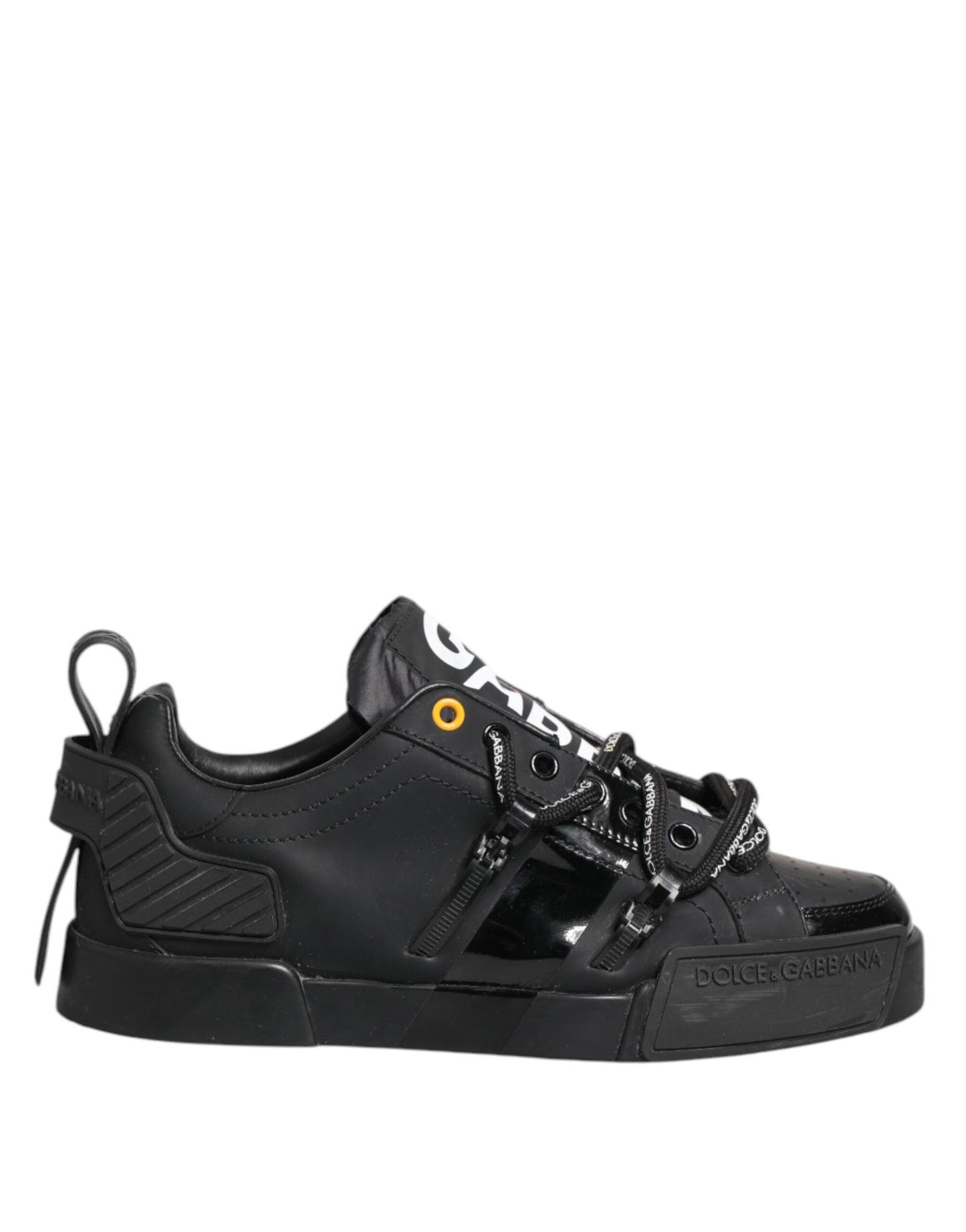 Black Portofino Low Top Men Sneakers Shoes