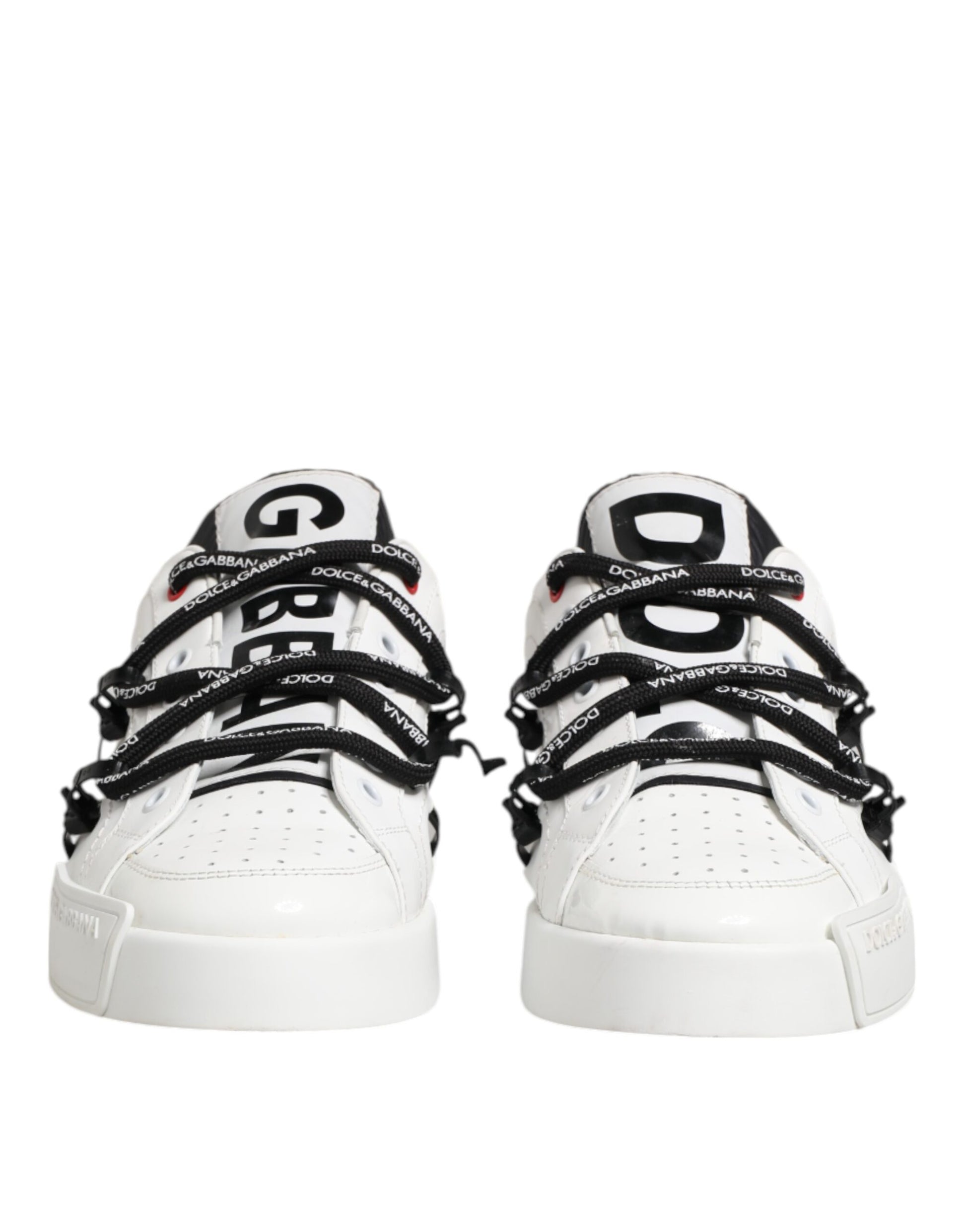 White Leather Lace Up Men Sneakers Shoes