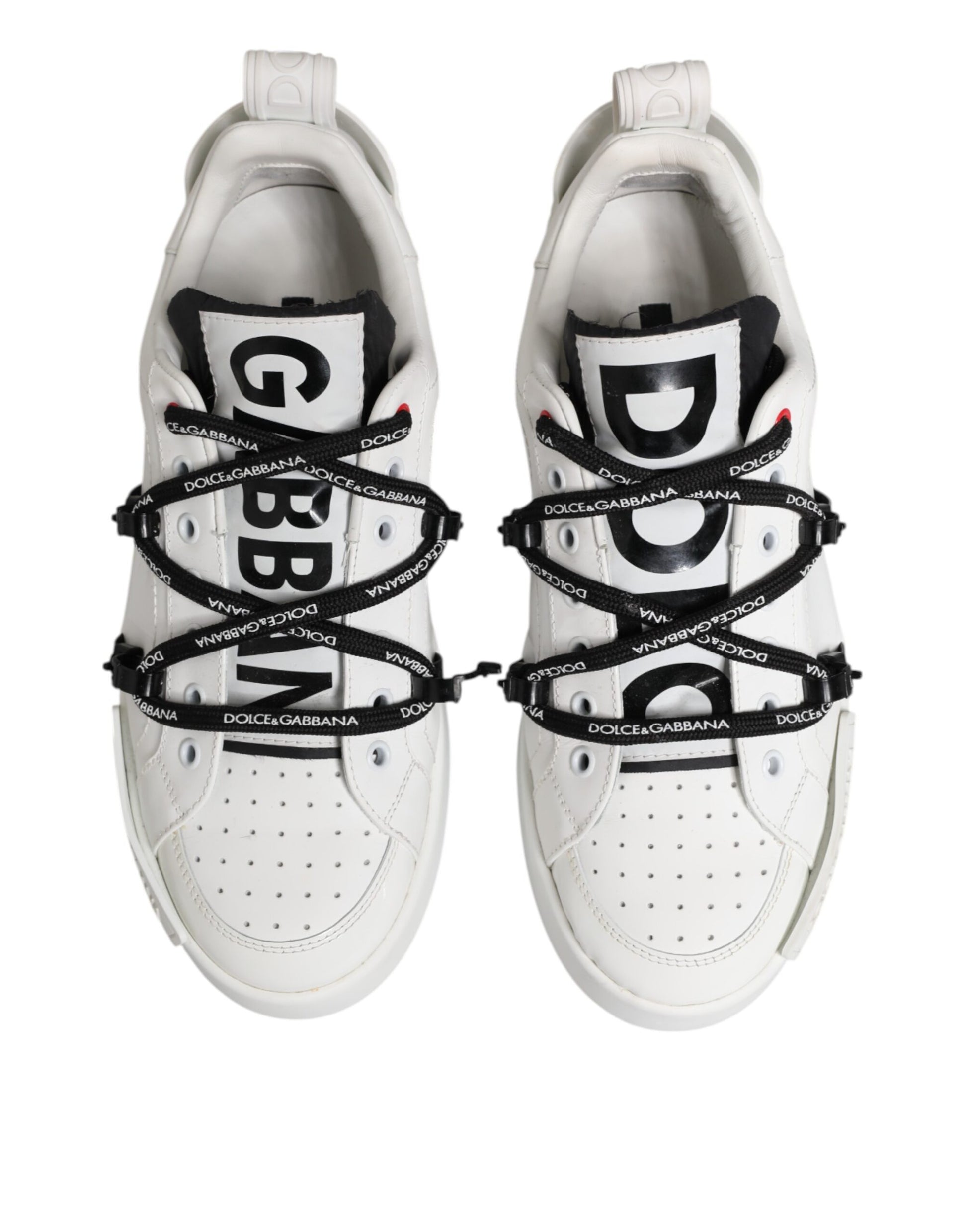 White Leather Lace Up Men Sneakers Shoes
