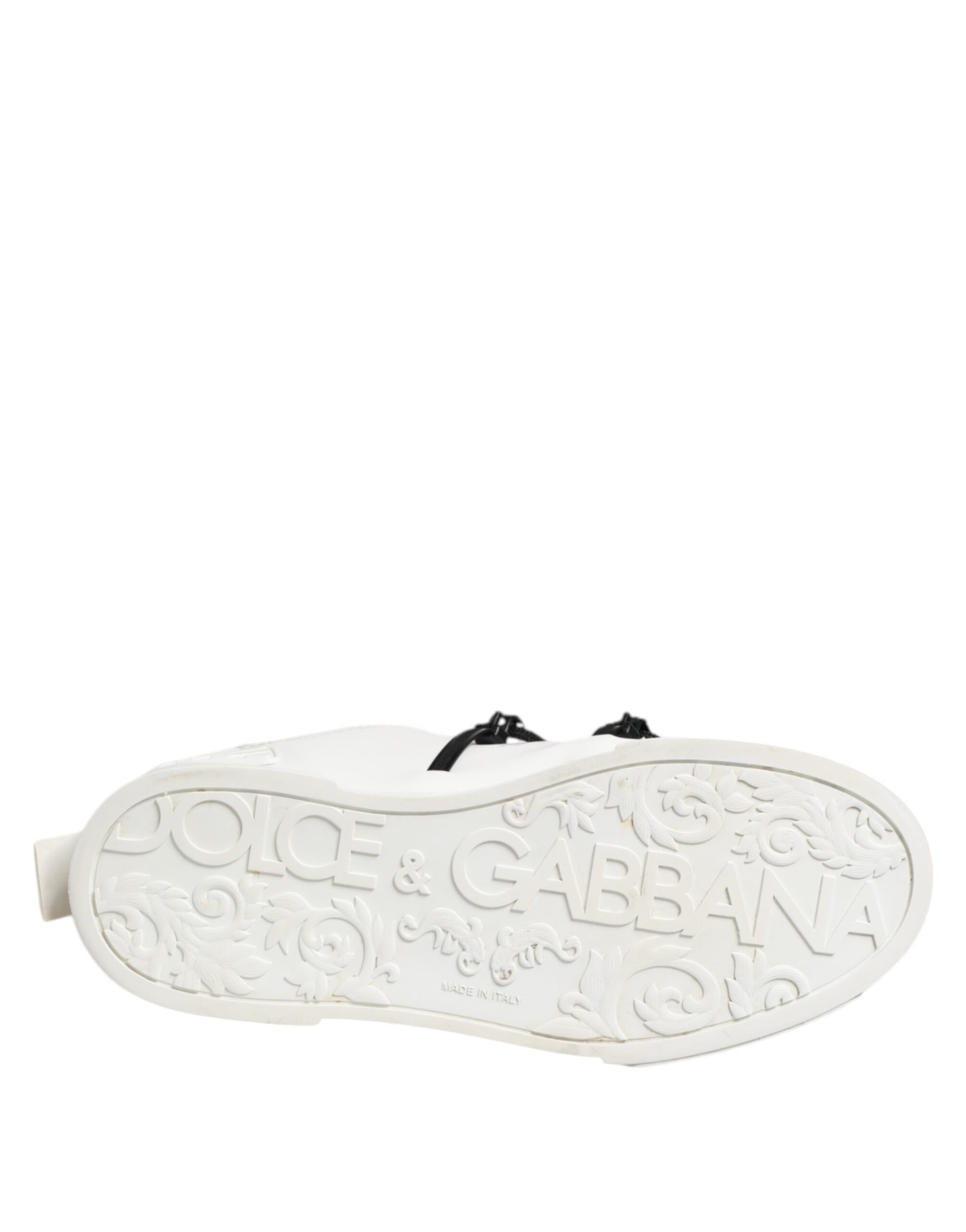 White Leather Lace Up Men Sneakers Shoes