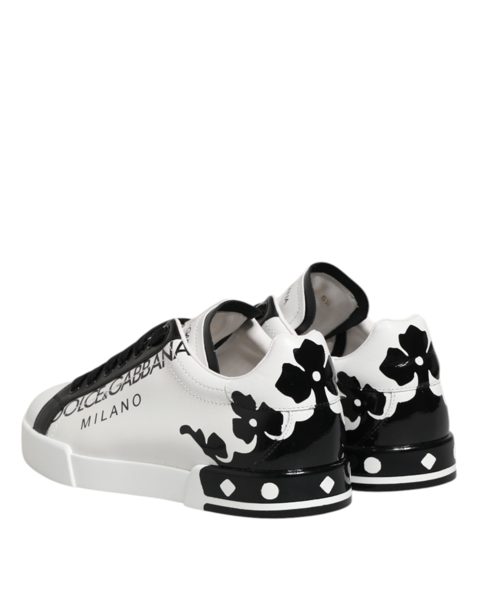 White Black Crown Low Top Men Sneakers Shoes