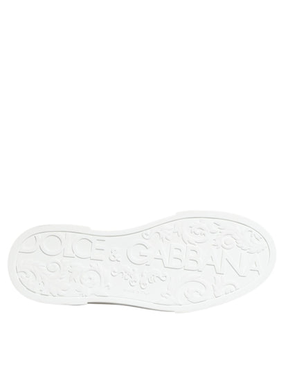 White Black Crown Low Top Men Sneakers Shoes